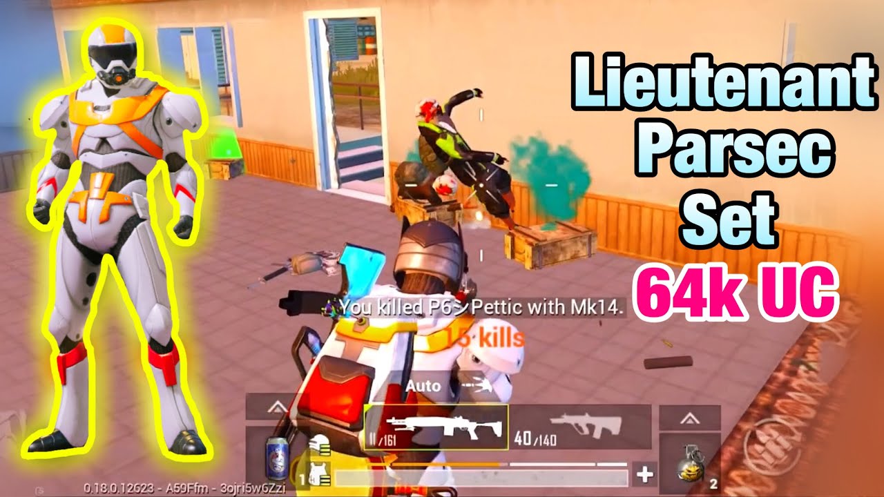 Playing with Lieutenant Parsec Set 64.000 UC | PUBG MOBILE | TACAZ