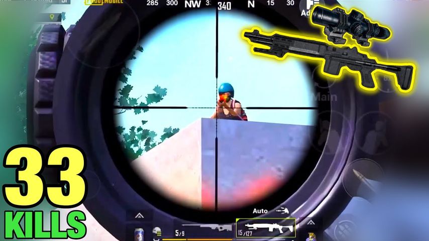 MK14 Auto + 8x Scope - No Zoom Out | PUBG MOBILE | TACAZ